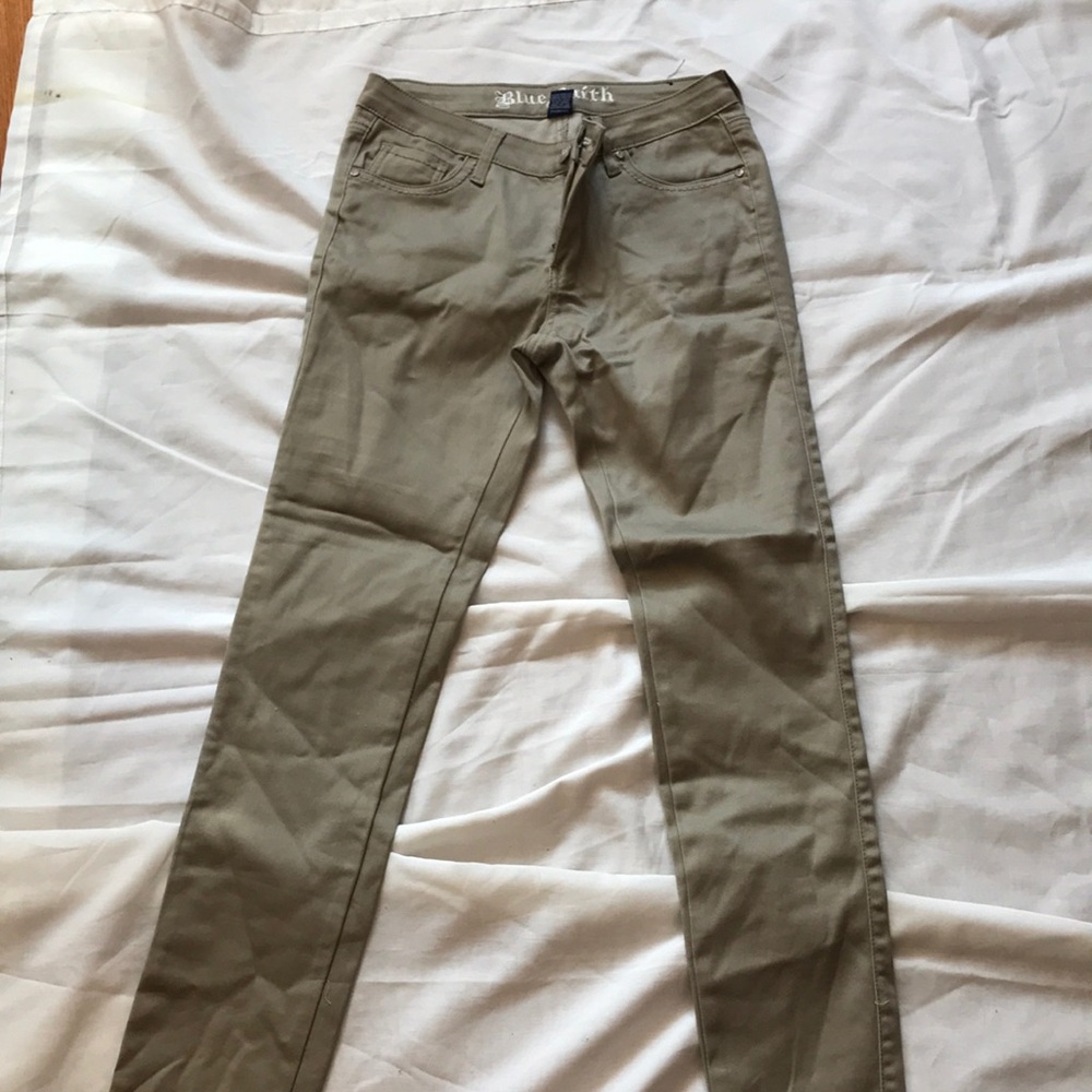 Blue faith pants
